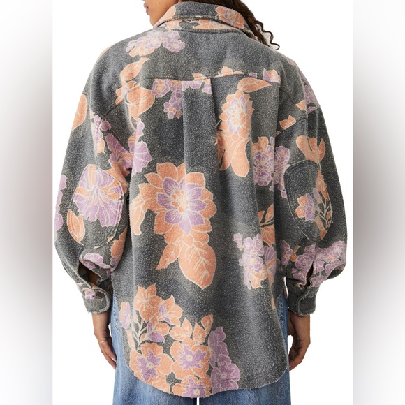24. NWT Free People Printed Ruby Jacket - Picture 3 of 12